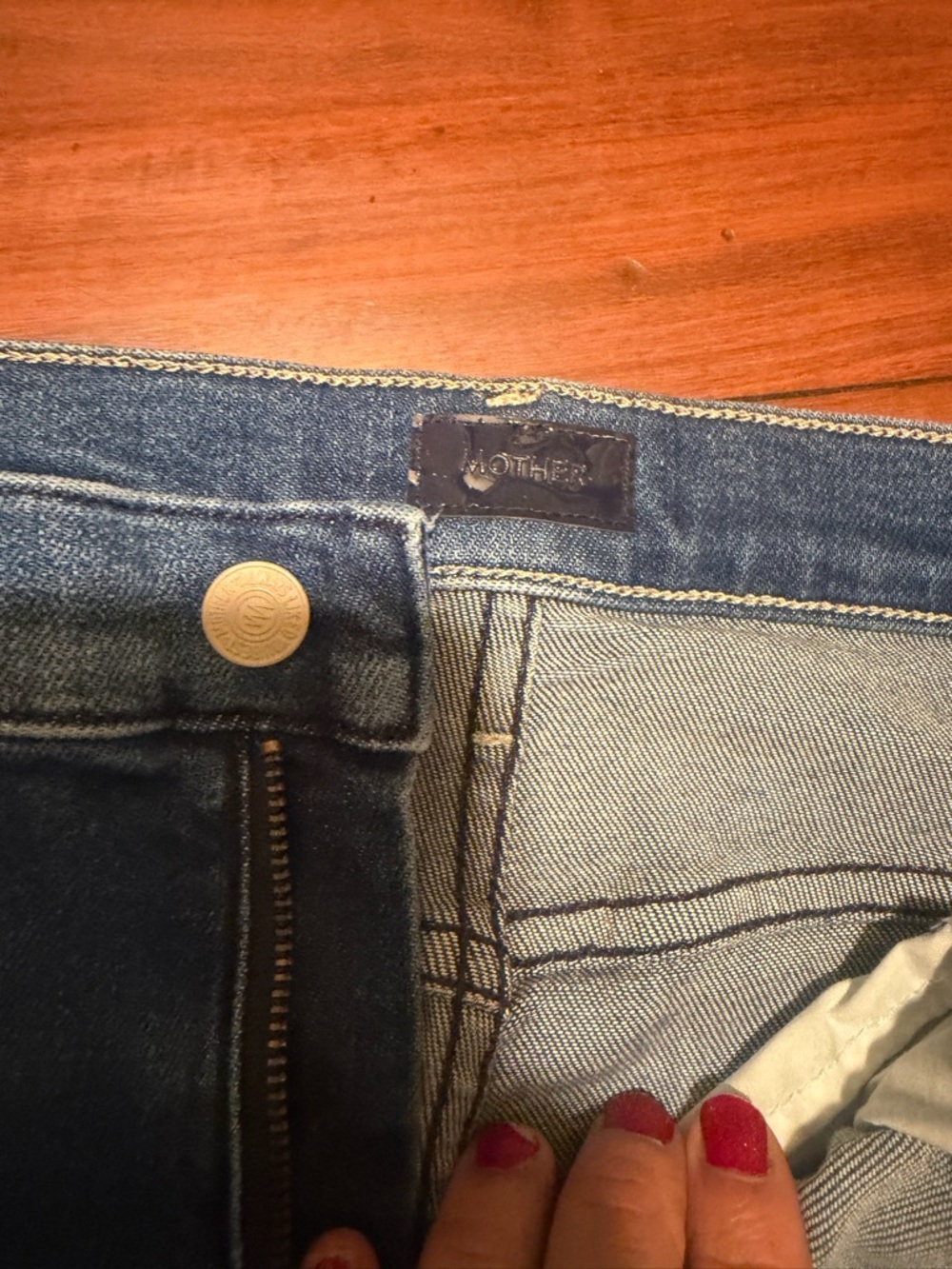 MOTHER The insider  Ankle Fray  Jeans - Light Blue - Picture 9 of 11
